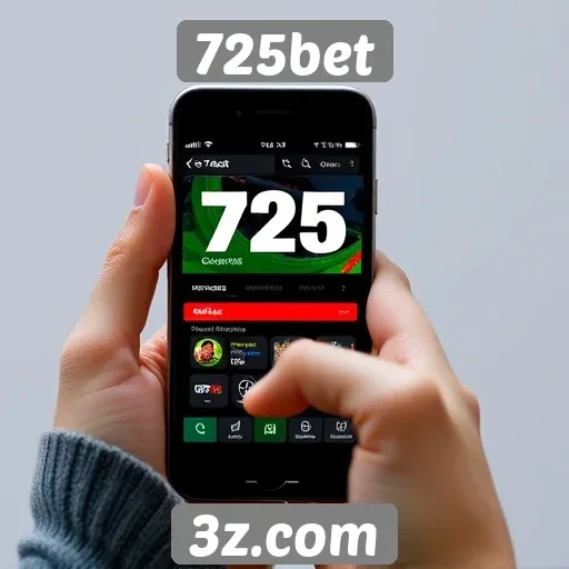 Experiência do usuário em dispositivos móveis na 725bet