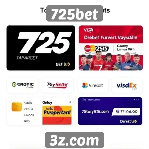 Segurança e métodos de pagamento na 725bet