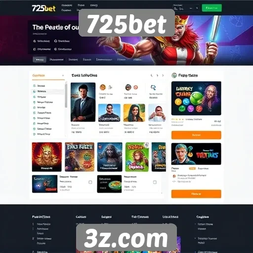 Facilidade de uso da interface do 725bet